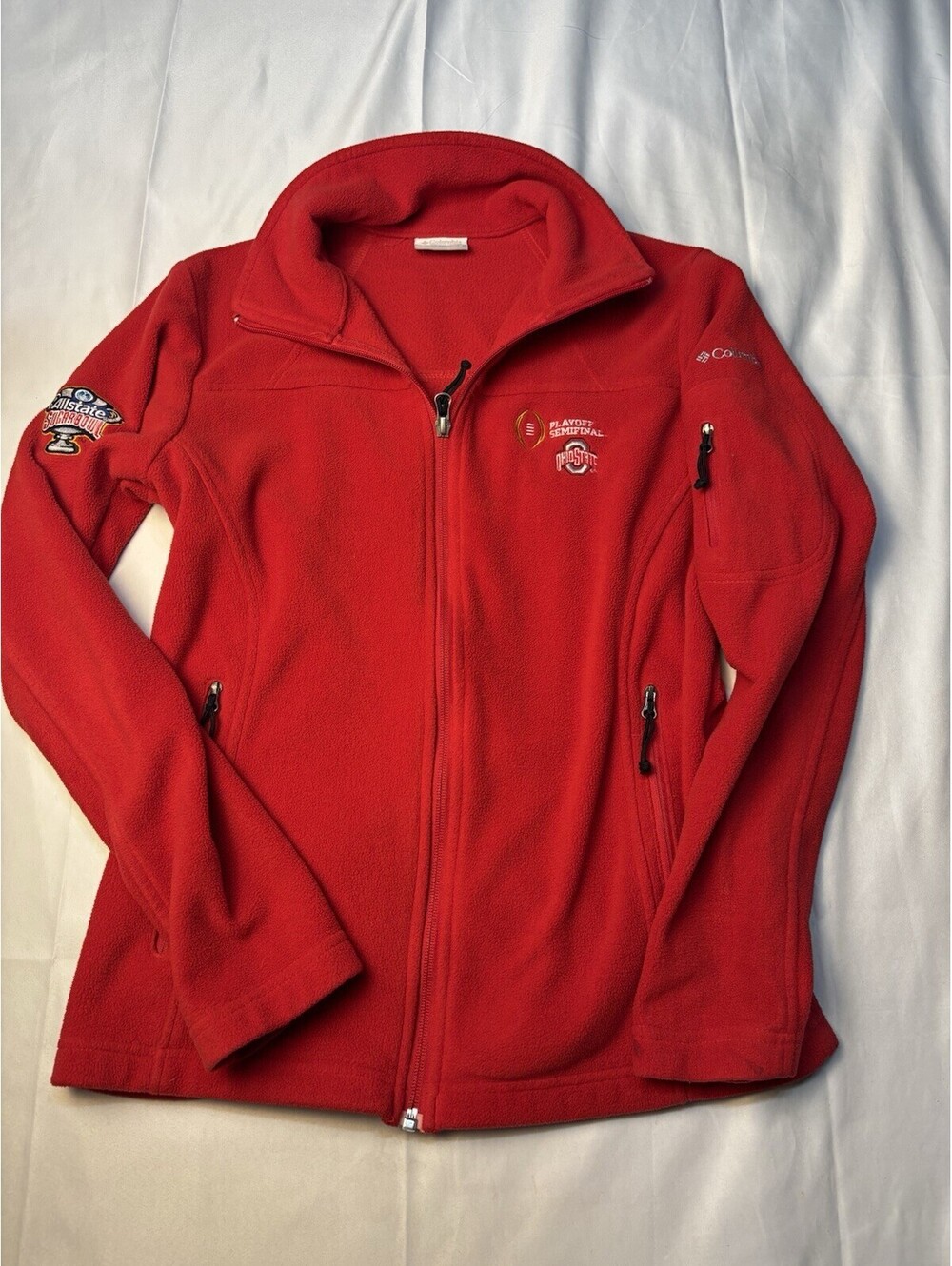 Columbia Ohio State Playoff Semifinal Red Fleece Jacket
